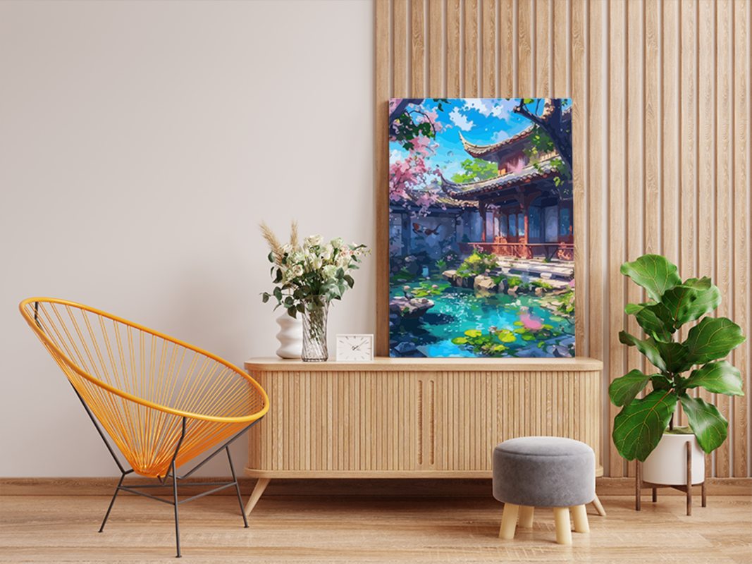 Zen Garden Serenity Paint by Numbers Kit - Image 2