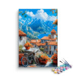 Mediterranean Village Escape Paint by Numbers Kit