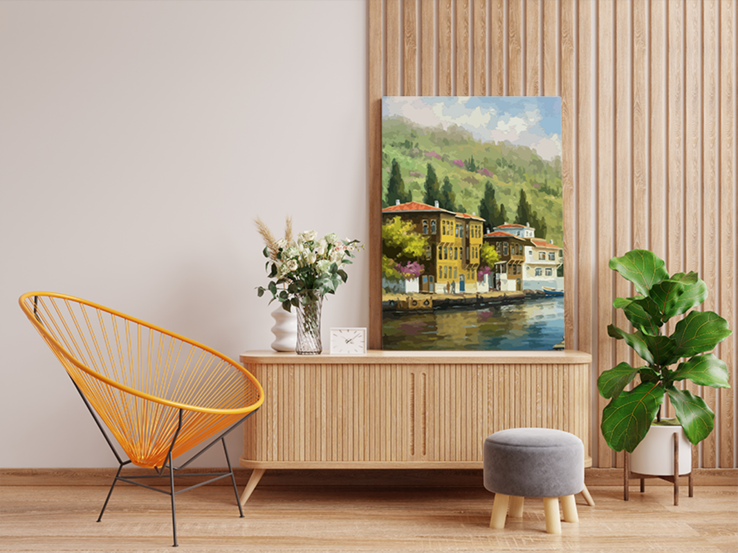 Riverside Retreat Paint by Numbers Kit - Image 2