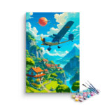 Flying Over Dreamland Paint by Numbers Kit