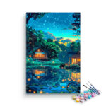 Twilight by the Firefly Pond Paint by Numbers Kit