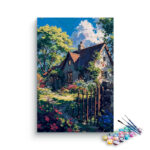 Cozy Cottage Garden Paint by Numbers Kit