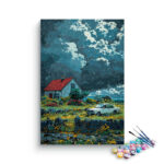 Stormy Cottage Paint by Numbers Kit