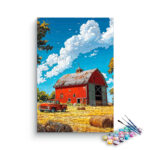 Rustic Red Barn Paint by Numbers Kit