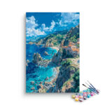 Mediterranean Coastline Paint by Numbers Kit