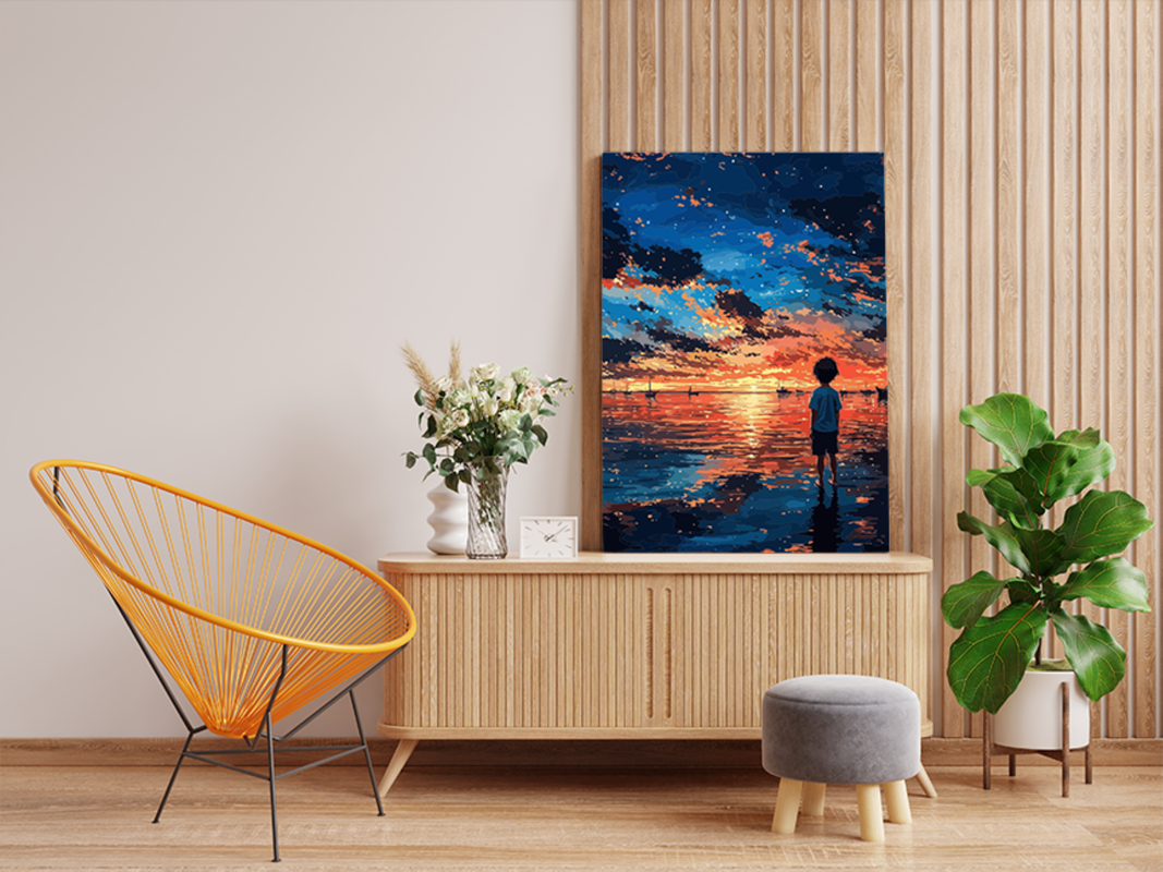 Evening Reflection Paint by Numbers Kit - Image 2