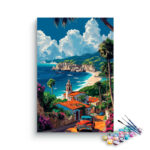 Tropical Coastal Drive Paint by Numbers Kit
