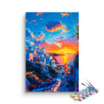 Santorini Sunset Paint by Numbers Kit