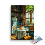 Cozy Birthday Kitchen Paint by Numbers Kit