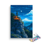 Mountain Adventure Under the Stars Paint by Numbers Kit