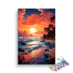 Sunset Paradise Paint by Numbers Kit