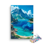 Majestic Mountain Lake Paint by Numbers Kit