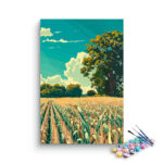 Golden Harvest Fields Paint by Numbers Kit