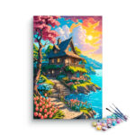 Cottage by the Lake Paint by Numbers Kit