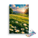 Sunset Daisy Meadow Paint by Numbers Kit
