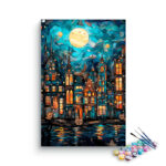 Moonlit City Dreamscape Paint by Numbers Kit