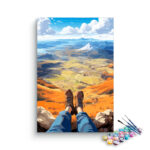 Mountain Top Adventure Paint by Numbers Kit