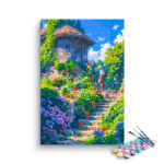 Blooming Garden Path Paint by Numbers Kit