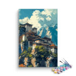 Mountain Monastery Paint by Numbers Kit