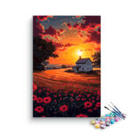 Sunset Field Serenity Paint by Numbers Kit