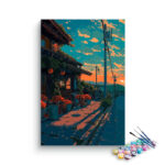 Evening Street Glow Paint by Numbers Kit