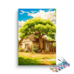 Rustic Cottage Retreat Paint by Numbers Kit