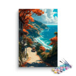 Autumn Coastal Drive Paint by Numbers Kit
