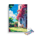 Sunny Garden Terrace Paint by Numbers Kit