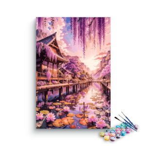 Wisteria Dream Water Garden Paint by Numbers Kit