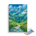 Alpine Mountain Trail Paint by Numbers Kit