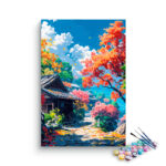 Autumn Village Path Paint by Numbers Kit