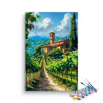 Tuscan Vineyard Villa Paint by Numbers Kit