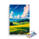 Golden Fields and Blue Sky Paint by Numbers Kit