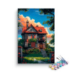 Charming Vintage Villa Paint by Numbers Kit