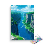 Majestic River Canyon Paint by Numbers Kit