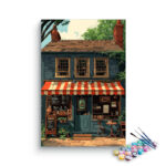 Vintage Street Café Paint by Numbers Kit