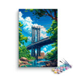 Iconic City Bridge Paint by Numbers Kit