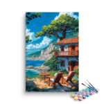 Coastal Cottage Getaway Paint by Numbers Kit