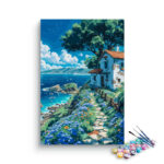 Coastal Cottage Garden Paint by Numbers Kit