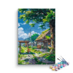 Countryside Cottage Pathway Paint by Numbers Kit