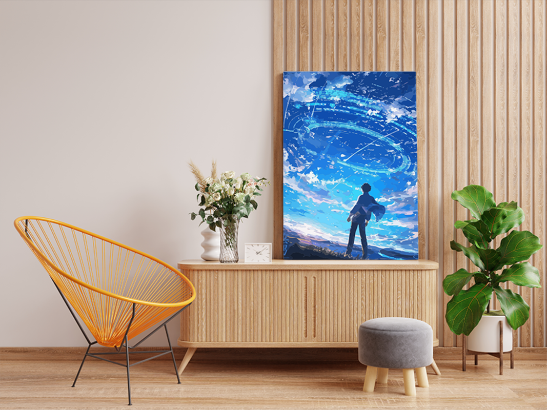 Stargazing Dreamscape Paint by Numbers Kit - Image 2