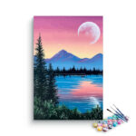 Tranquil Moonlit Lake Paint by Numbers Kit