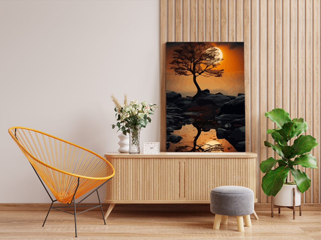 Moonlit Serenity Paint by Numbers Kit - Image 2