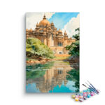 Majestic Palace Reflection Paint by Numbers Kit