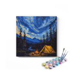 Starry Night Camping Paint by Numbers Kit