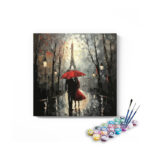 Romantic Evening in Paris Paint by Numbers Kit