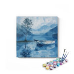 Tranquil Lake and Boat Paint by Numbers Kit