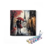 Romantic Walk in Paris Paint by Numbers Kit