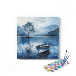 Tranquil Blue Lake Paint by Numbers Kit