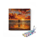 Romantic Sunset Beach Paint by Numbers Kit